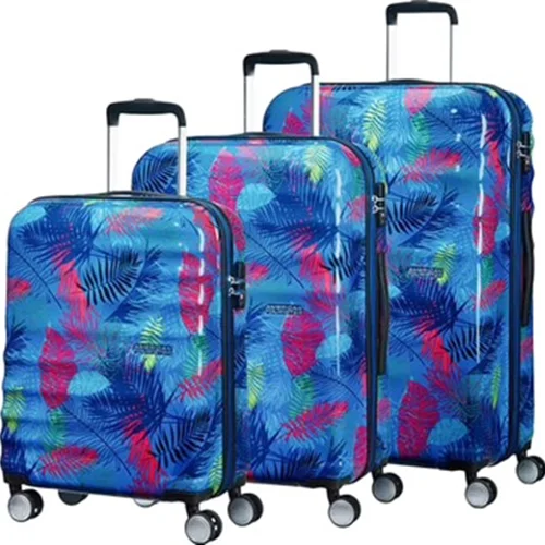چمدان امریکن توریستر مدل WAVEBREAKER ست سه عددی